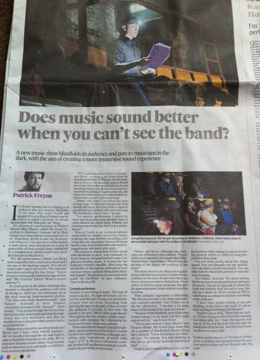 Irish times gospel